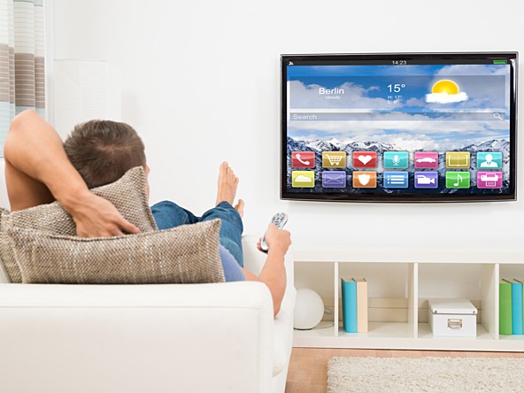 Smart connected TV watching_Crop